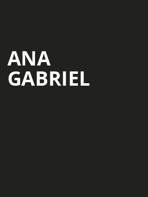 Ana Gabriel, Oakland Arena, Oakland