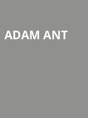 Adam Ant, Fox Theatre Oakland, Oakland